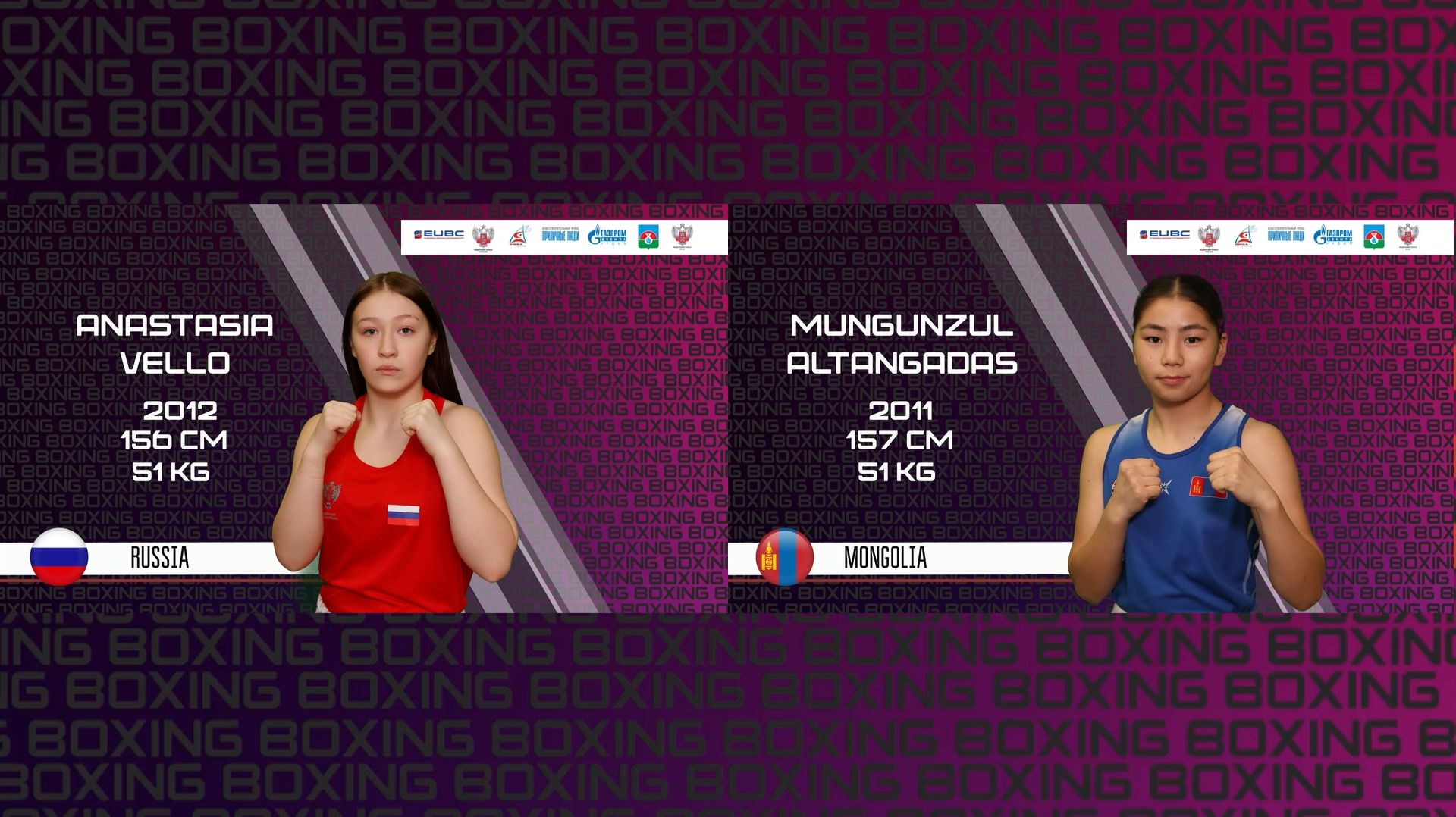 Preliminary fights. Anastasia Vello vs MUNGUNZUL ALTANGADAS смотреть онлайн