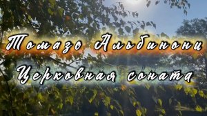 Альбинони Томазо. Церковная соната, cоль минор, классическая музыка. Музыка для души