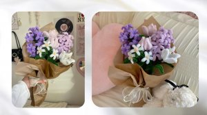 ВЕСЕННИЙ БУКЕТ ИЗ СИНЕЛЬНОЙ ПРОВОЛОКИ