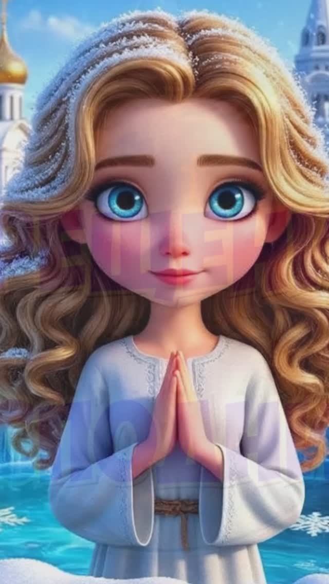 С Крещением Господним! Музыкальная Открытка, красивые поздравления С Крещением Господним! смотреть онлайн