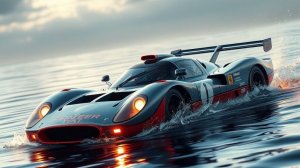 Спортивные машины в воде