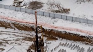 Забивка свай