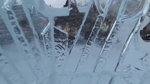 Прошла ледовый лабиринт в парке. Прогулка.mp4