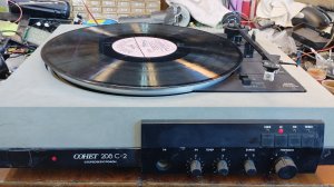 Электропроигрыватель Сонет 208 С-2. Низкая скорость, нет звука с правого канала.