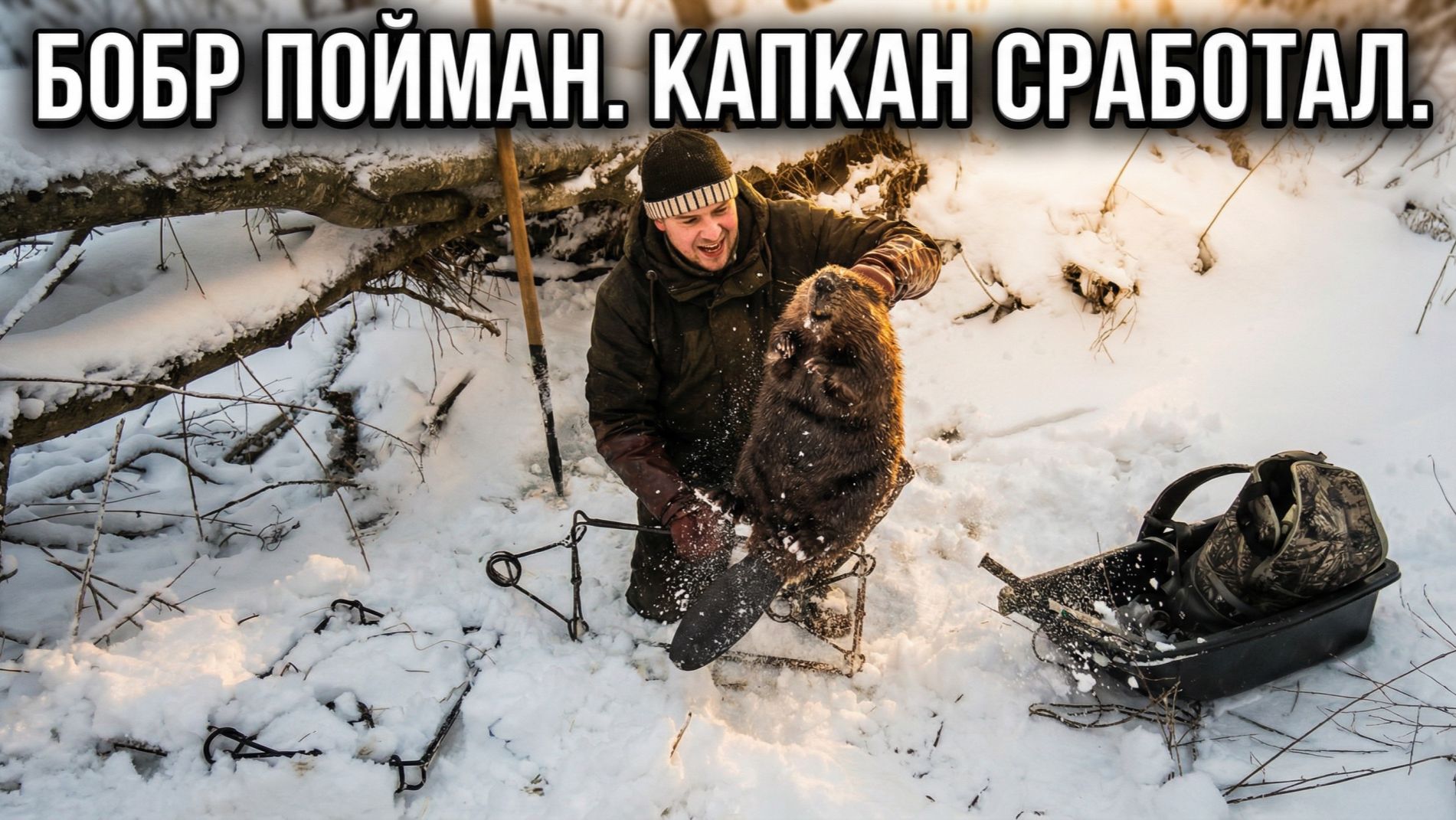 Снимаем капканы, но обязательно вернёмся за большим / Охота на бобра #49.5 смотреть онлайн