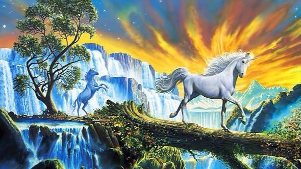 "Единорог" - автор картин Steve Read, видео Татьяны Трубеевой смотреть онлайн