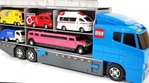 Мультики для детей про машинки. Автовоз с маленькими машинками внутри. Смотреть Мультики для малышей