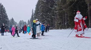 Догнать Деда Мороза. В Ревде прошла новогодняя лыжная прогулка