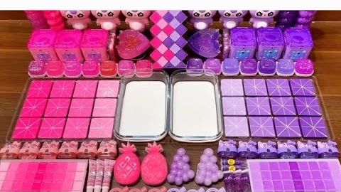 Битва розовых и фиолетовых слаймов АСМР смотреть онлайн