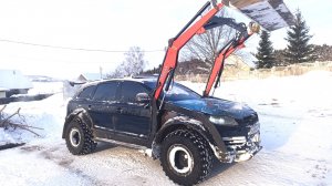 Погрузчик из Ауди Q7 с мотором Мерседес S500