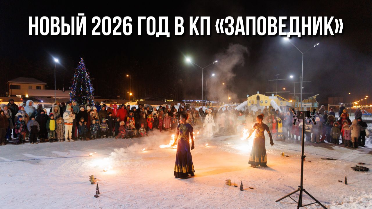 Новый 2026 год в коттеджном посёлке Заповедник  VILLA66