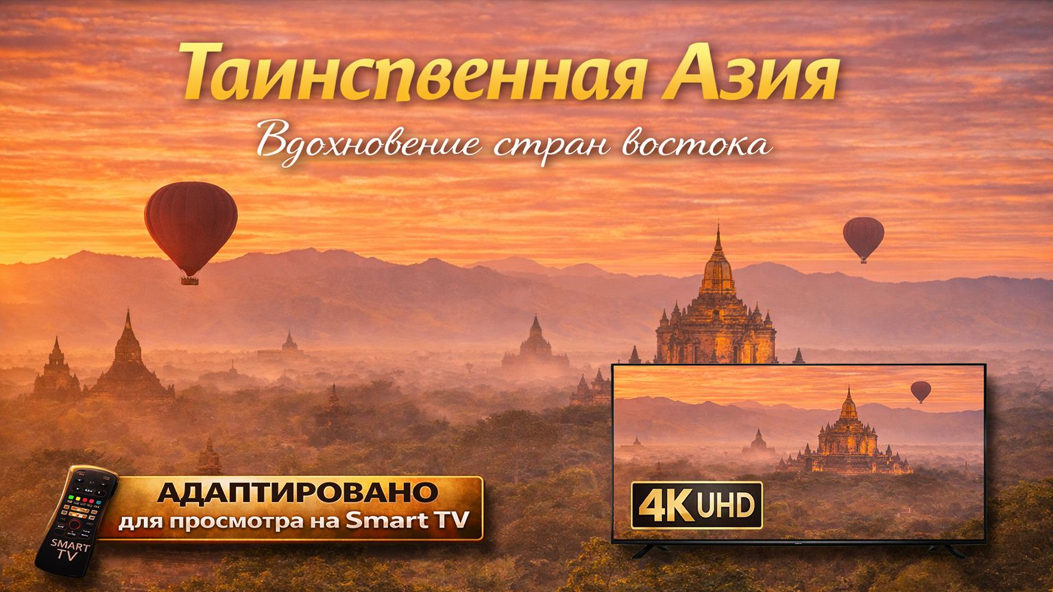 Таинственная Азия (video UHD) смотреть онлайн