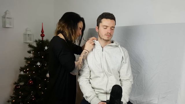 ASMR Super Tingly Sweater Brushing  Cleaning смотреть онлайн
