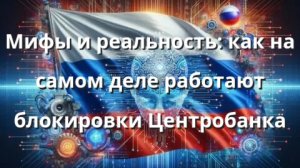 Мифы и реальность: как на самом деле работают блокировки Центробанка
