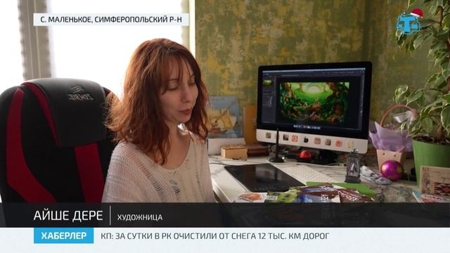 Крымскотатарская художница Айше Дере рассказа о своем творческом пути смотреть онлайн