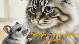 Кот Васька и мышонок Филька. Знакомство