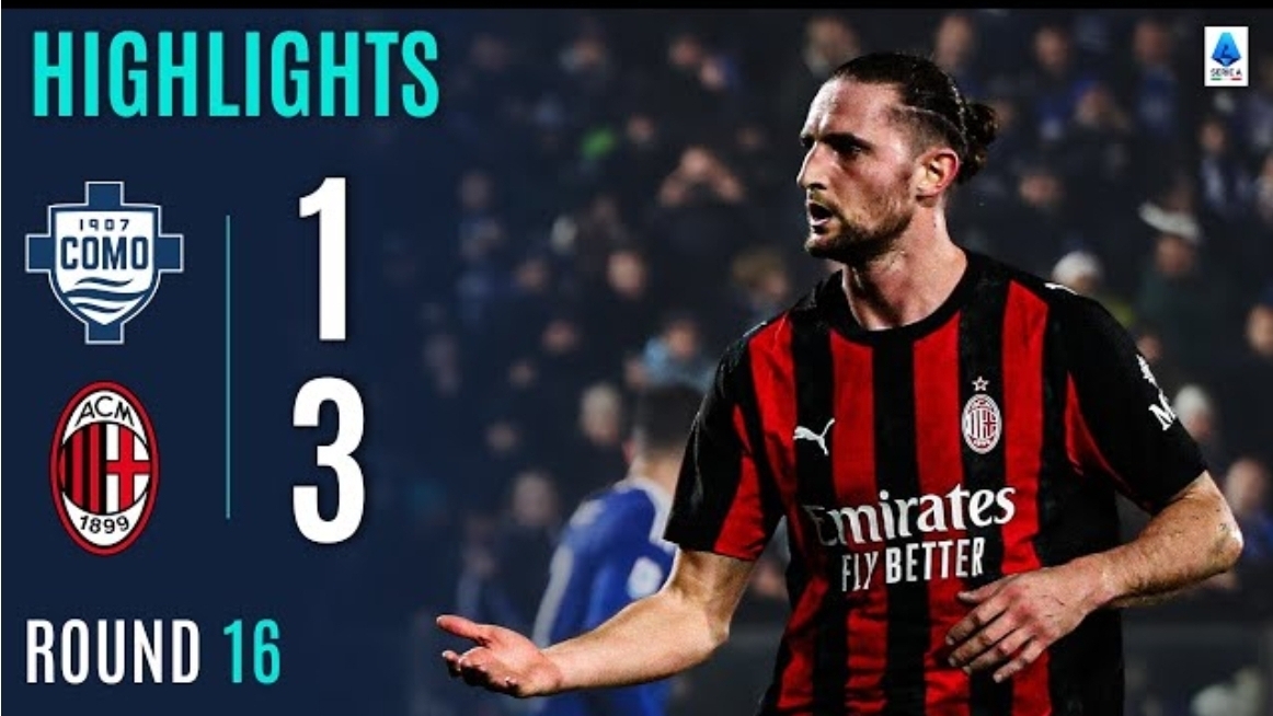 КОМО-МИЛАН 1-3 | Серия А 2025/26. Обзор матча смотреть онлайн