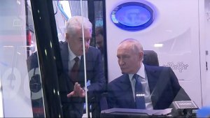 Путин посетил выставку гражданских беспилотных технологий в Москве