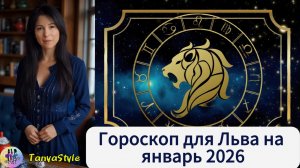 ЛЕВ Гороскоп на январь 2026