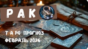РАК ТАРО ПРОГНОЗ НА ФЕВРАЛЬ 2026 🕊 от Натали Эллиф #таро