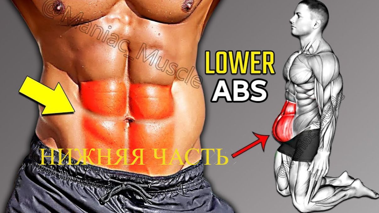 7 Лучших упражнений для нижней части живота (результаты за 1 неделю) 🔥