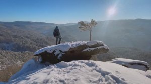 4 брата - Круглая - одинокая сосна (Алтайский край, Россия 05.01.2021)