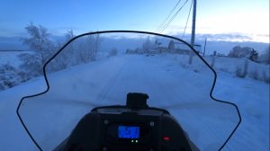 Снегоход Stels Viking k6a, откатка