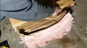 Как отрезать утеплитель 👍