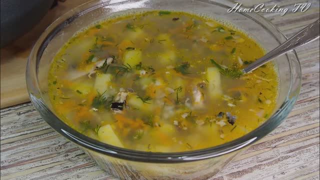 Уха из консервной банки Рецепт смотреть онлайн