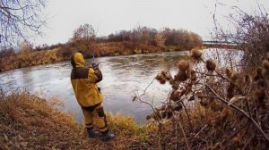 РЫБА КОТОРУЮ УЖЕ РЕДКО ВСТРЕТИШЬ НА КЛЯЗЬМЕ. РЫБАЛКА ГЛУБОКОЙ ОСЕНЬЮ УЖЕ НЕ ТА. ДЖИГУЮ НА ГРАНЕ.