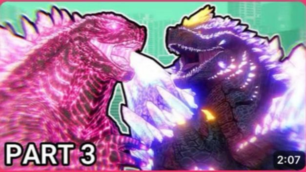 Сверх заряженный Годзилла vs Космический Годзилла | Анимация Годзилла и Конг: Сверхновая часть 3 смотреть онлайн