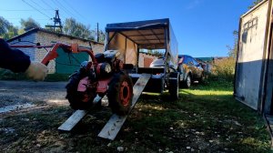 Мотоблок в прицеп автомобиля легко и без напряга! Трапики для заезда мотоблока в прицеп.
