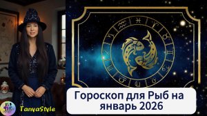 РЫБЫ - Гороскоп  на январь 2026