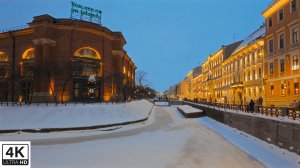 Новогодняя Новая Голландия во всей красе. САНКТ-ПЕТЕРБУРГ. 4К