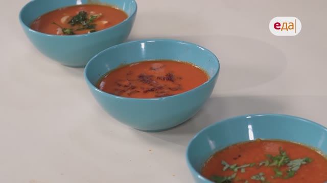 Кухня по заявкам | Томатный суп: с печёной треской; с чечевицей; с капустой | Илья Лазерсон /393 смотреть онлайн