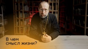 В чем смысл жизни?