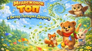 7 серия. Мишка Топ и Ветер Потерял Дорогу. Седьмая серия про Мишку Топу.