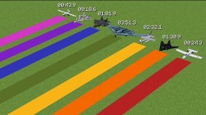 Какой военный самолет самый быстрый в Майнкрафте с модами?