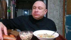 Мукбанг/обжорыч/супец с лапшой, Краковская калбоса/