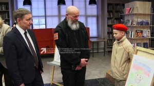 В библиотеке «Окна» представили патриотический проект «Лица героев»