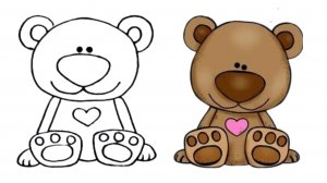 Как легко нарисовать Мишку