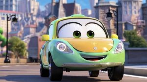 Машинки в парке аттракционов мультик