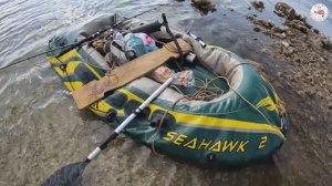 Озеро Донузлав , БЕШЕНЫЙ КЛЕВ И ПРОБИТАЯ ЛОДКА.