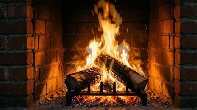 ОГОНЬ в КАМИНЕ 1 час 🔥 4K Ultra HD | Длинное видео для Релаксации, Медитации и Сна смотреть онлайн