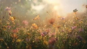 футаж луговые цветы