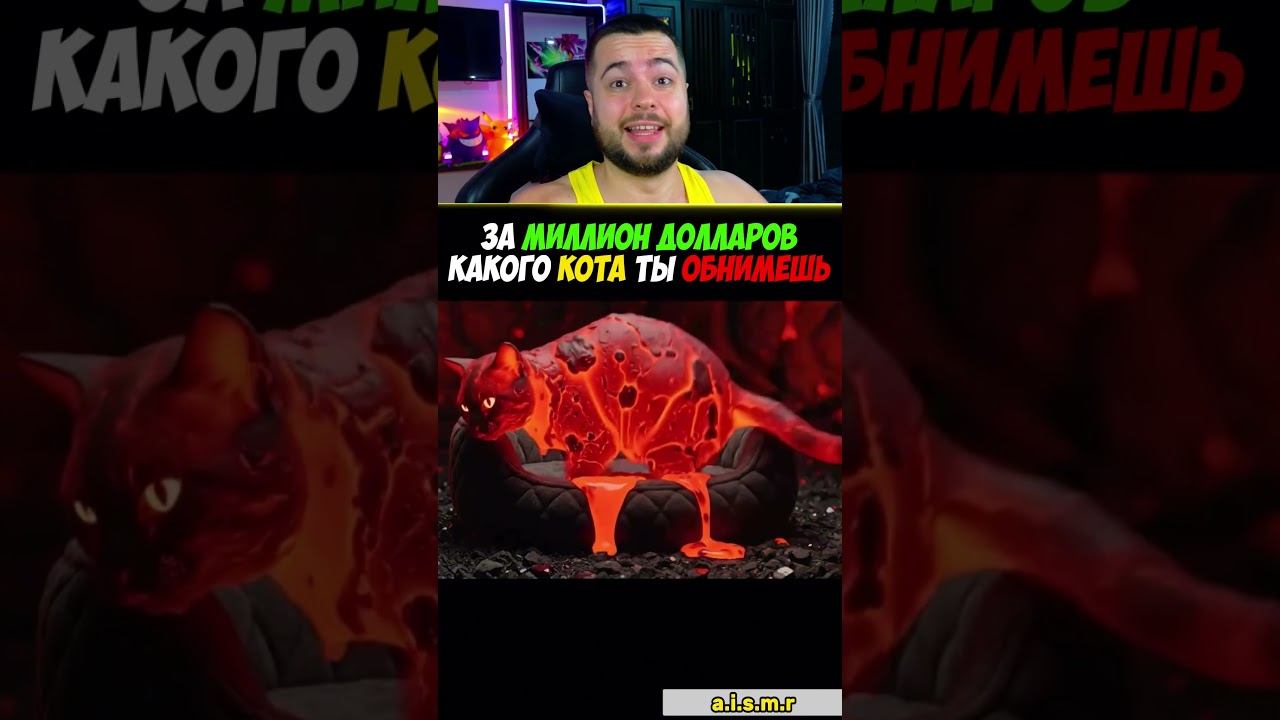 Какого Кота Ты ОБНИМЕШЬ? За МИЛЛИОН ДОЛЛАРОВ  #shorts #марти смотреть онлайн