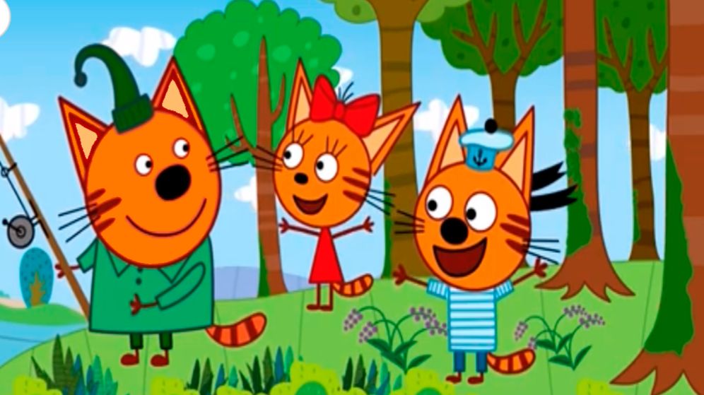 МУЛЬТИК ТРИ КОТА ДЛЯ ДЕТЕЙ - УЧИМ ЦВЕТА И ЦЫФРЫ - РАЗВИВАЮИЙ МУЛЬТИК смотреть онлайн