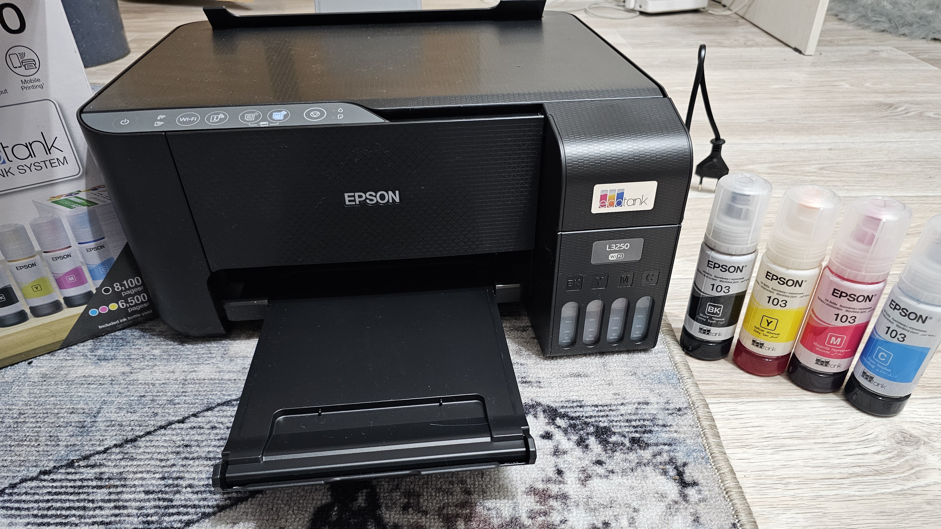 Принтер Epson L3250 обзор распаковка настройка смотреть онлайн