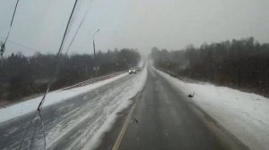 Первый гололед. Веселье начинается.