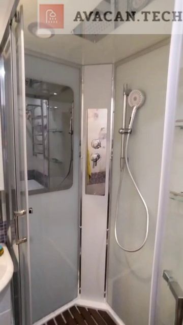 Avacan A 2912 L - https://avacan.tech/ - Видео душевой кабины в интерьере ванной комнаты. 16.01.26 смотреть онлайн